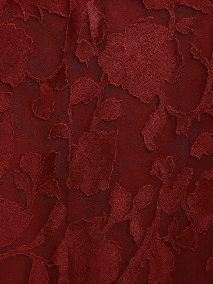 Burgundy Mother Gown the A-Line Bride Blue Evening Elegant of