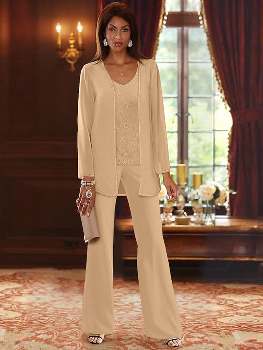 of Pantsuit Bride the Wedding Beach Piece 3 Formal Mother