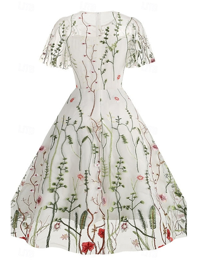 Women's Mini Dress A Line Dress Tulle Dress Elegant Party