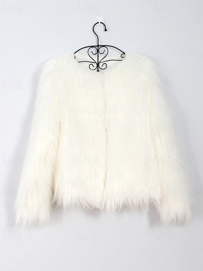 Furs Fur Comfortable Leathers Women's Coat Faux Warm