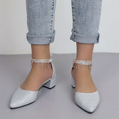 Women's Bridal Wedding Bridesmaid Elegant Shoes Pumps