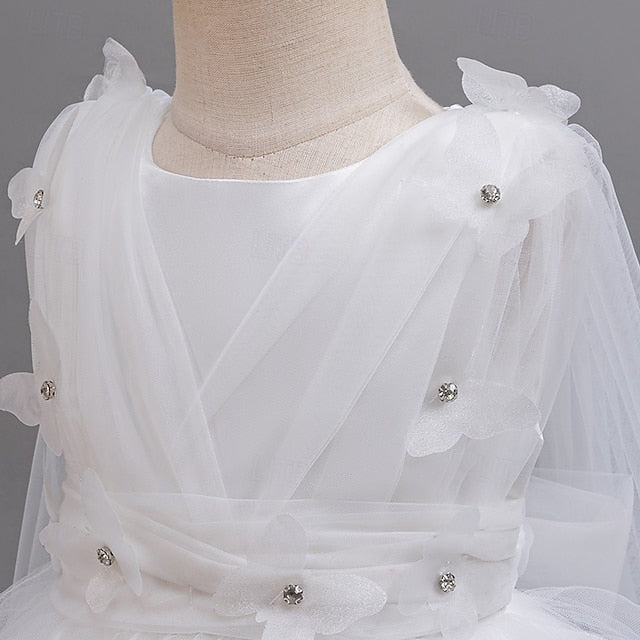 Girls' Wedding Girl Party Dress Flower Formal