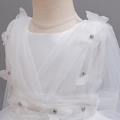 Girls' Wedding Girl Party Dress Flower Formal