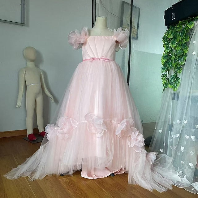 Flower First Dress Communion Girls' Party Girl