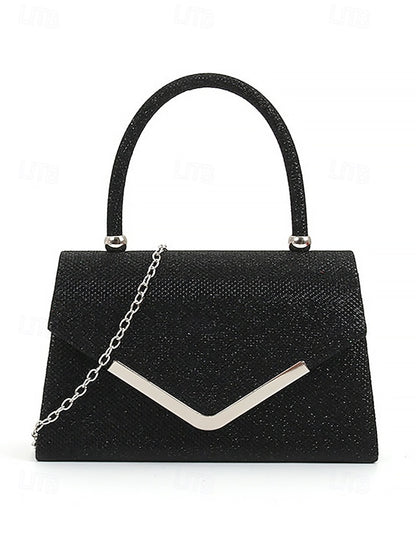 Strap Chain Glitter Evening – Bag with Women's Clutch