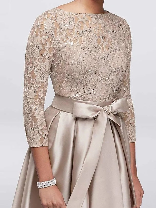 of Mother Size Guest A-Line the Wedding Elegant Dress Bride Plus