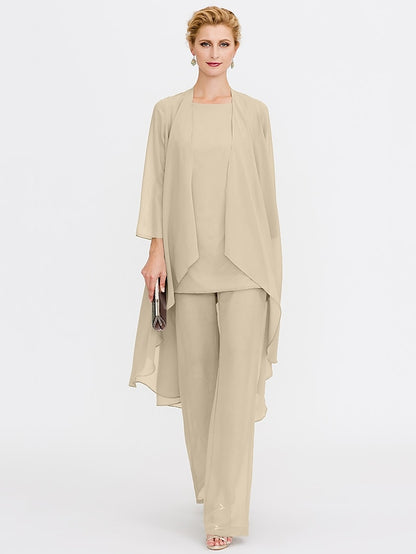 Beach of 3 Wedding Piece Bride the Mother Pantsuit