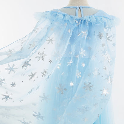 Elsa Party Frozen Dress Fairytale Flower Theme Girl Princess