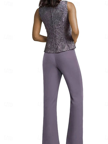 Mother Elegant Guest Dress Bride the Simple of Pantsuit Wedding