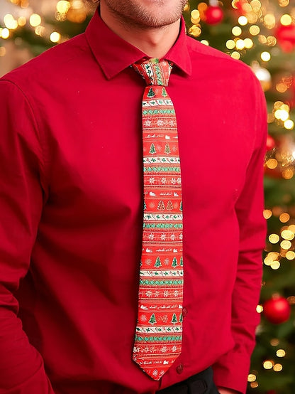 – Festive Holiday Neckwear Christmas Men's Ties and Fun