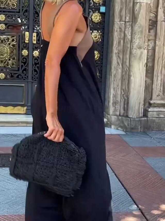 Women's Maxi Dress A Line Dress Summer Dress Halter Dress