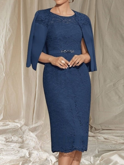 the Two Dress / Bride of Mother Wedding Sheath Piece Column