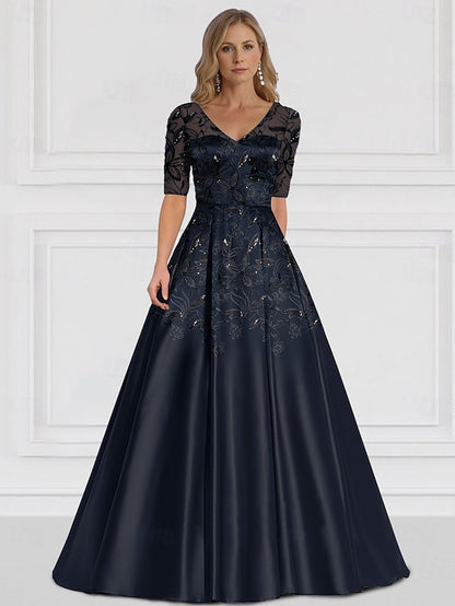 the A-Line Guest Bride of Elegant Wedding Dress Mother Simple V