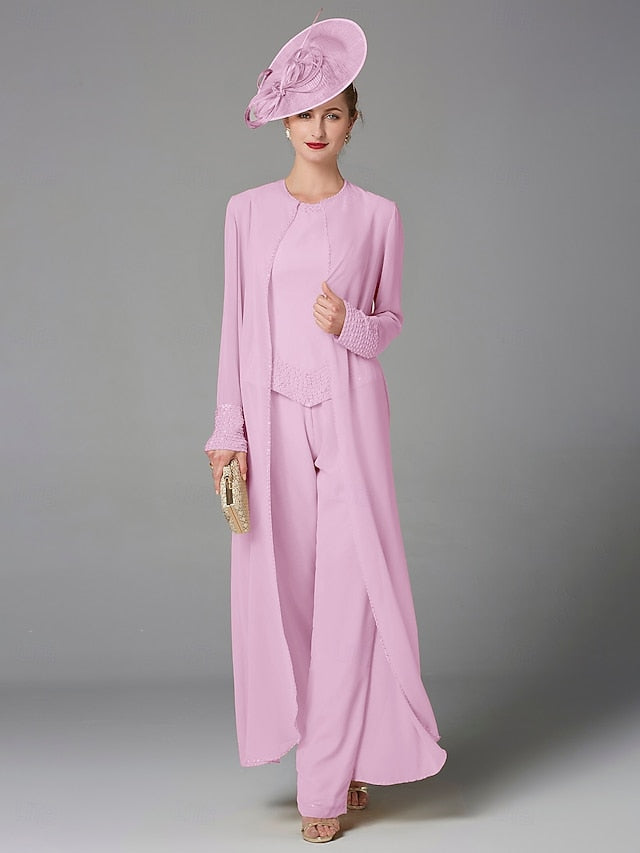 of Beach Bride the 3 Mother Wedding Formal Pantsuit Piece