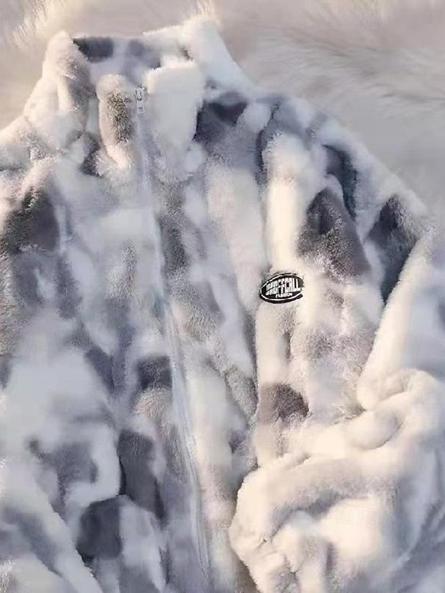 Women's Coat Warm Jacket Fleece Fur Faux Teddy