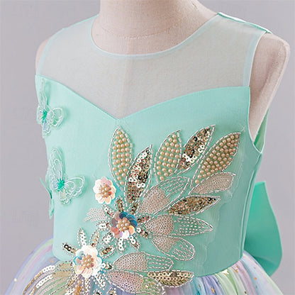 Dress Girls' Kid's Girl Flower Princess