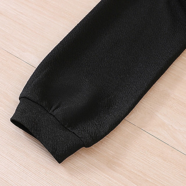 Suits 2 Set Kids Girls' Block Dress Pieces Color Long