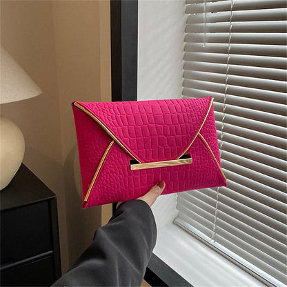 Sacs Pochettes en cuir PU pour femme pour soirée de mariage