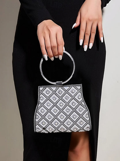 Bag Rhinestone Clutch Evening Women's – Embellished