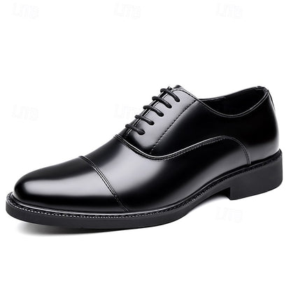 Brown Classic Men's Design Shoes Oxford – Dress Cap-Toe