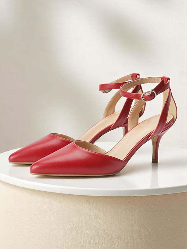 Glitter Heels Women's Gold Strap Ankle