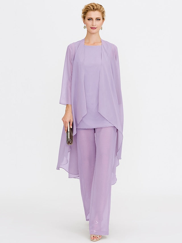 Beach of 3 Wedding Piece Bride the Mother Pantsuit