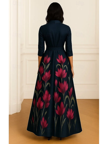 Dress Mother Shirt A-Line of the Vintage Bride Elegant Formal