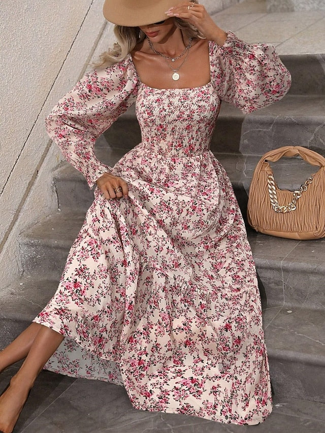 Women's Maxi Dress A Line Dress Casual Daily Regular Fit