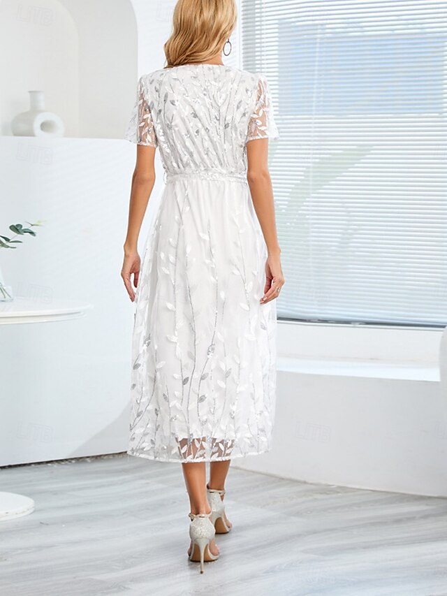 Women's Midi Dress A Line Dress Tulle Dress Elegant Party