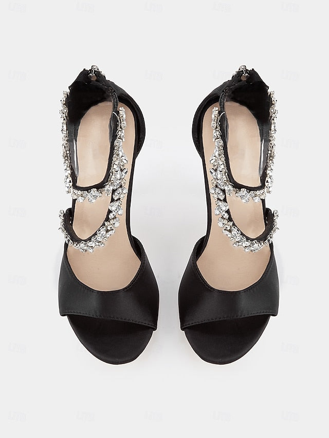– Heels Stiletto Women's Rhinestone-Embellished Elegant