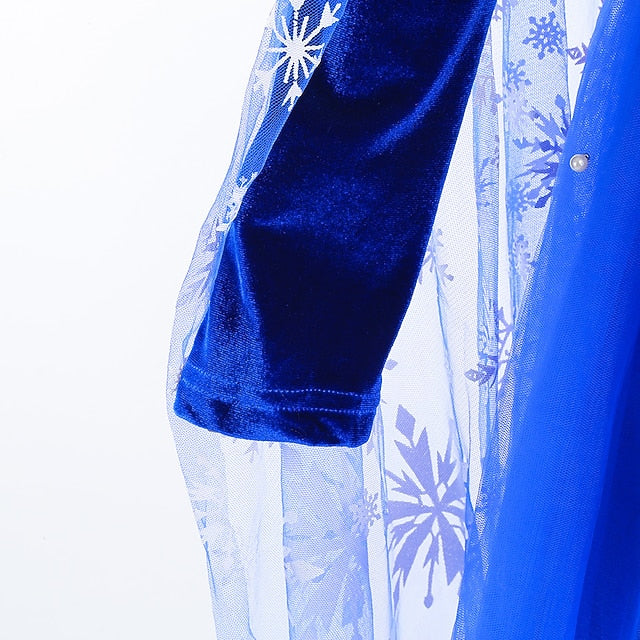 Princess Dress Fairytale Flower Party Frozen Theme Elsa Girl