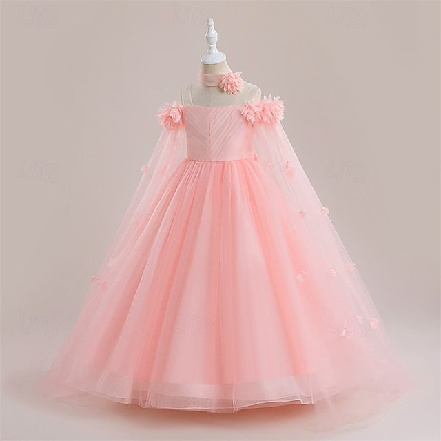 Girls' Princess Flower Girl Dress Kid's