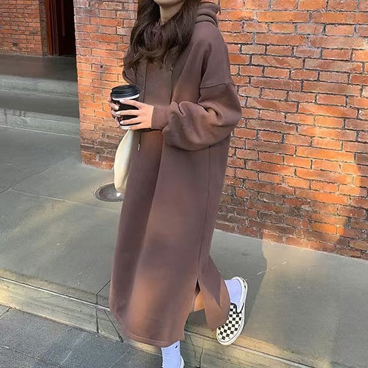 Women's Midi Dress Hoodie Dress Fashion Modern Daily Going