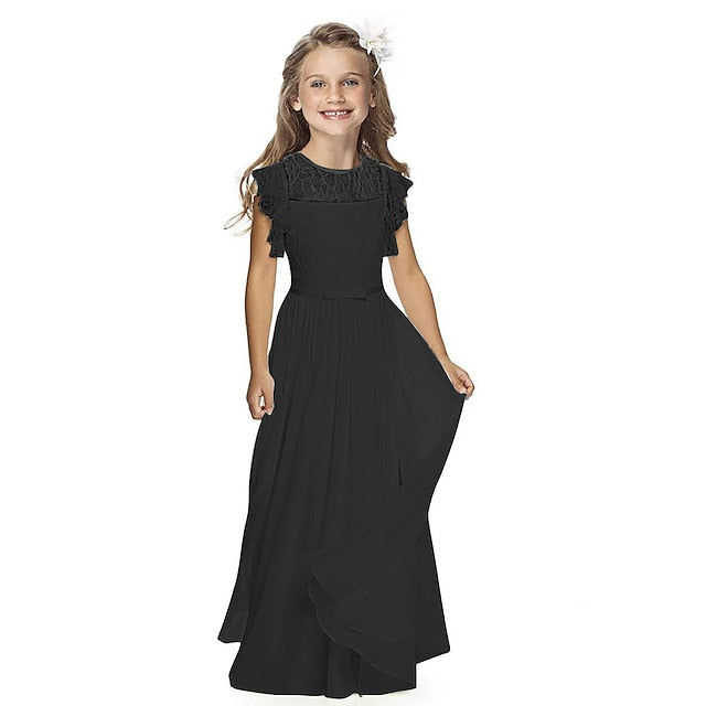 Wedding Party Flower Girl Girls' Dress Performance