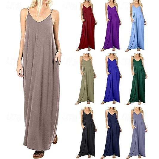 Women's Long Dress Maxi Dress Casual Dress Slip Dress
