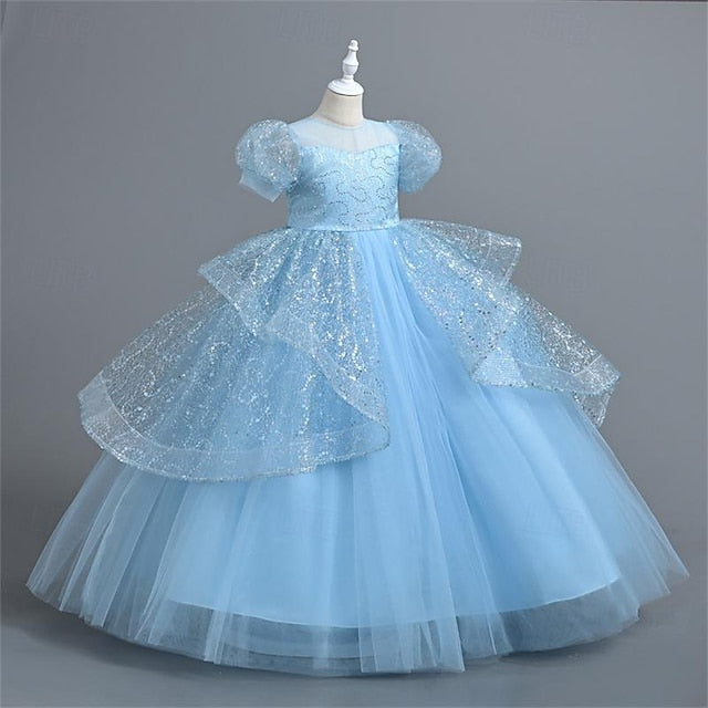 Girl Wedding Performance Flower Party Dress Girls'