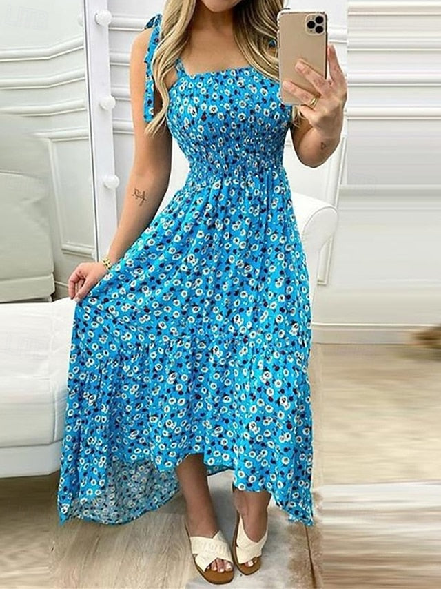 Women's Long Dress Maxi Dress A Line Dress Floral Dress