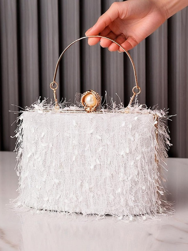 Women's Red Party Handbag – Green Christmas Elegant