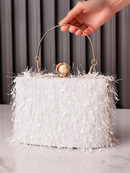 Women's Red Party Handbag – Green Christmas Elegant