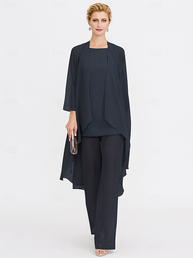 Beach of 3 Wedding Piece Bride the Mother Pantsuit