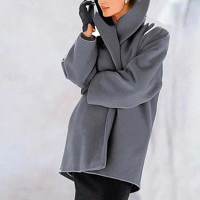 Warm Coat Furs Comfortable Women's Fur Buttons Faux