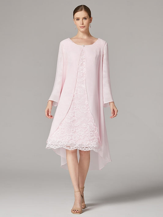 Beach Two A-Line Bride the Piece Mother of Wedding Dress Suit