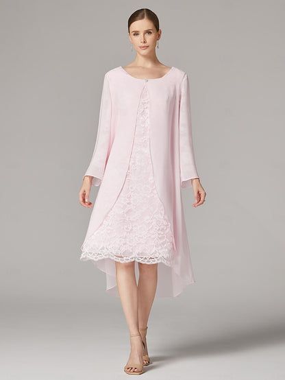 A-Line the Dress Bride Beach Suit Mother Two of Piece Wedding