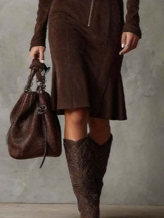 Women's Mini Dress Vintage Dress Sheath Dress Vintage