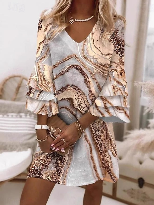 Women's Mini Dress Sundress A Line Dress Summer Dress