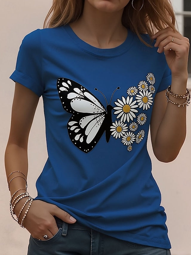 Women's T Shirt Graphic Animal Vintage Stylish Classic