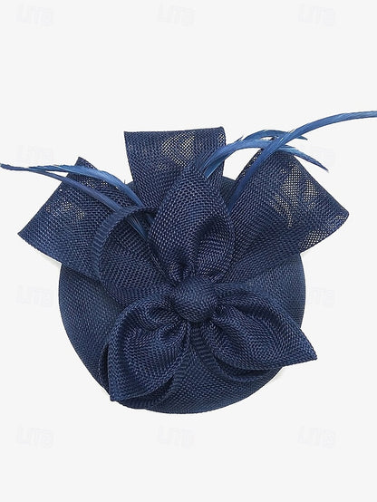 and Feather with Green Hat Fascinator Accents Women's Bow