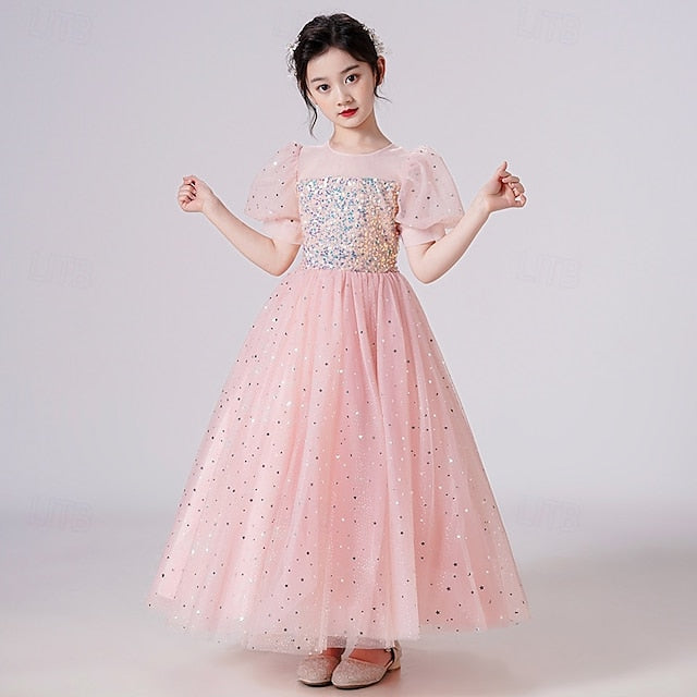 Dress Flower Princess Girl Girls' Kid's