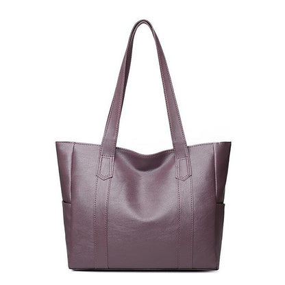 Bag Black – Leather Large Faux Women's Tote Stylish