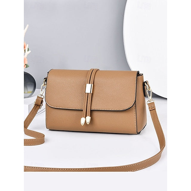 Burgunder Taschen in Crossbody Leder Schwarz Damen Faux und